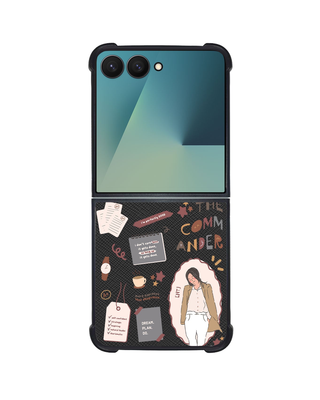 Android Flip / Fold Leather Grip - ENTJ