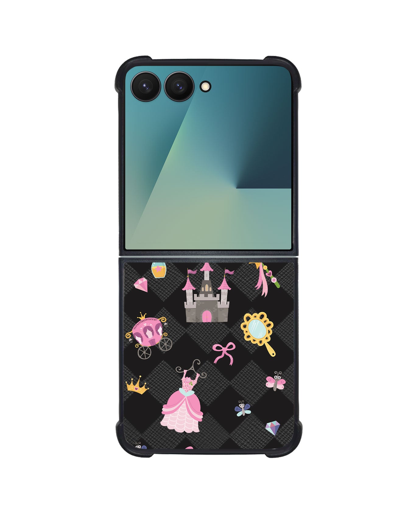 Android Flip / Fold Leather Grip - Little Princess