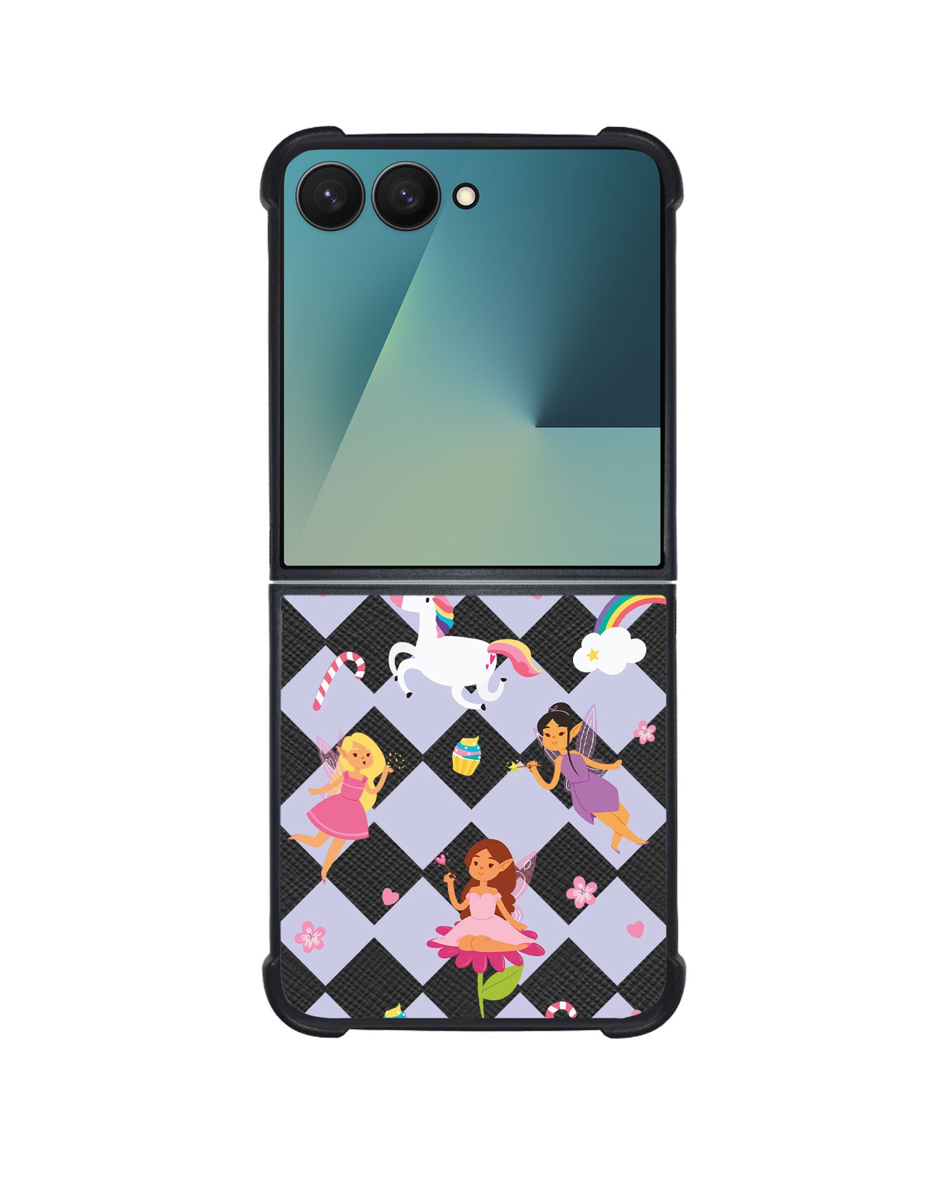 Android Flip / Fold Leather Grip - Little Fairy