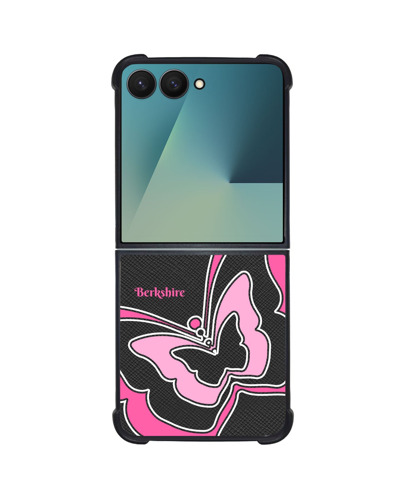 Android Flip / Fold Leather Grip - Butterfly Mirror 1.0