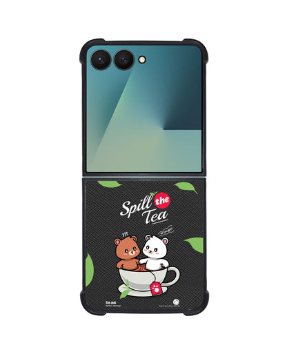 Android Flip / Fold Leather Grip - Spill the Tea