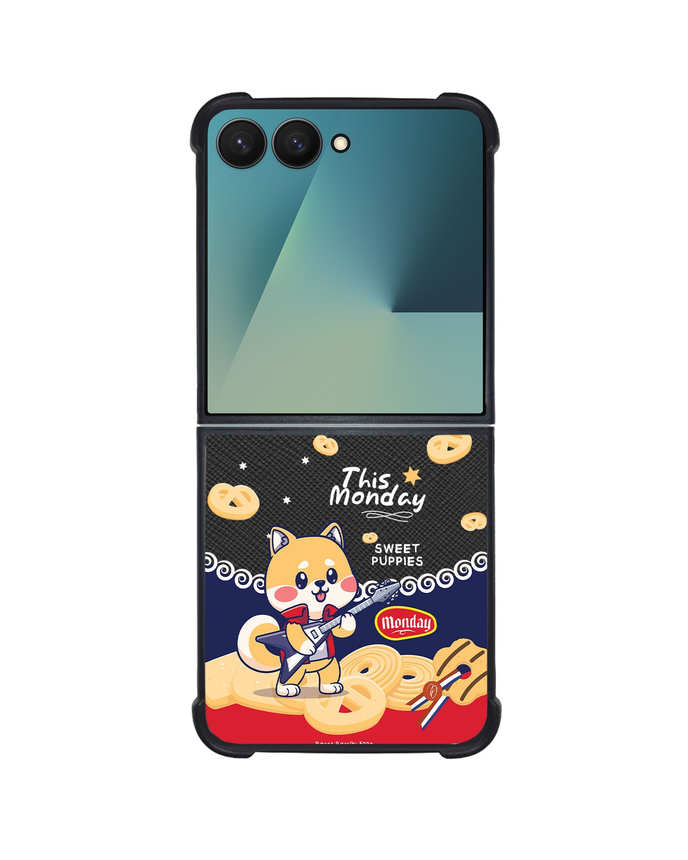 Android Flip / Fold Leather Grip - Monday