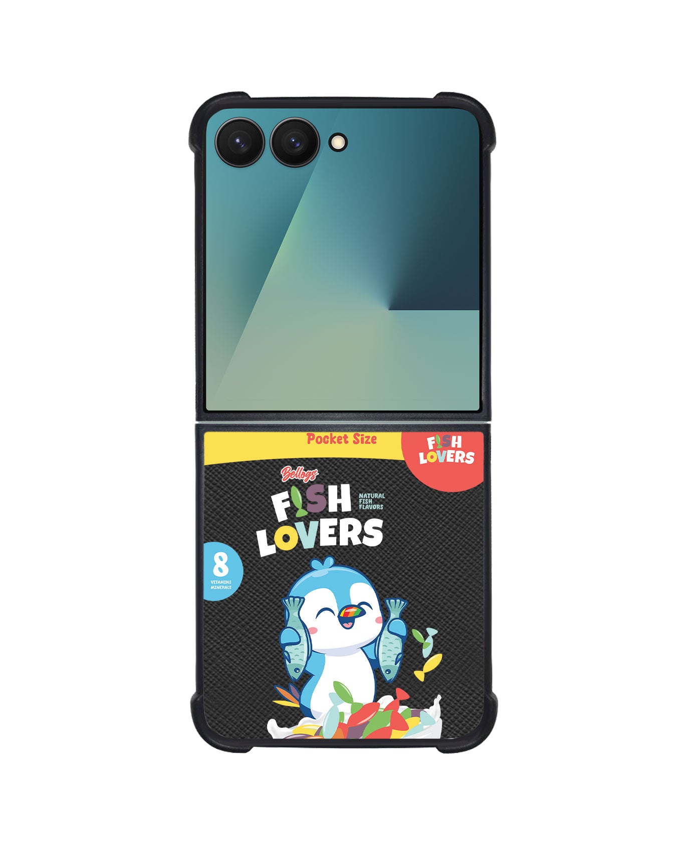 Android Flip / Fold Leather Grip - Fish Lovers