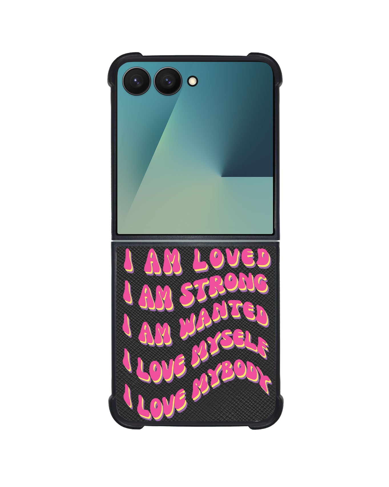 Android Flip / Fold Leather Grip - I am