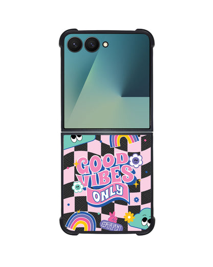 Android Flip / Fold Leather Grip - TFW (Good Vibes)