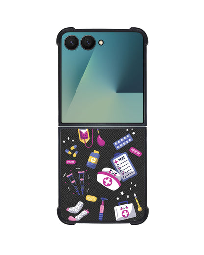 Android Flip / Fold Leather Grip - Nurse