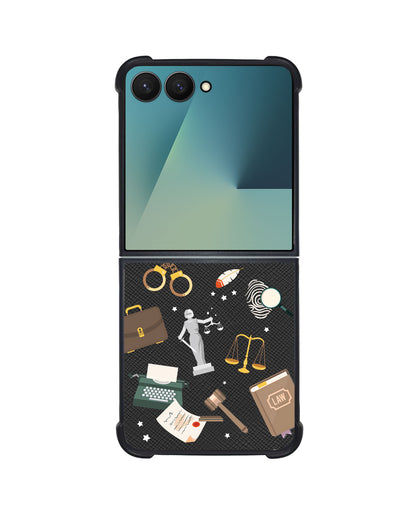 Android Flip / Fold Leather Grip - Lawyer