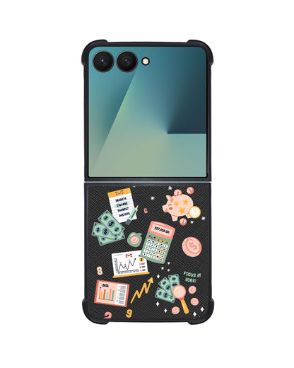 Android Flip / Fold Leather Grip - Finance