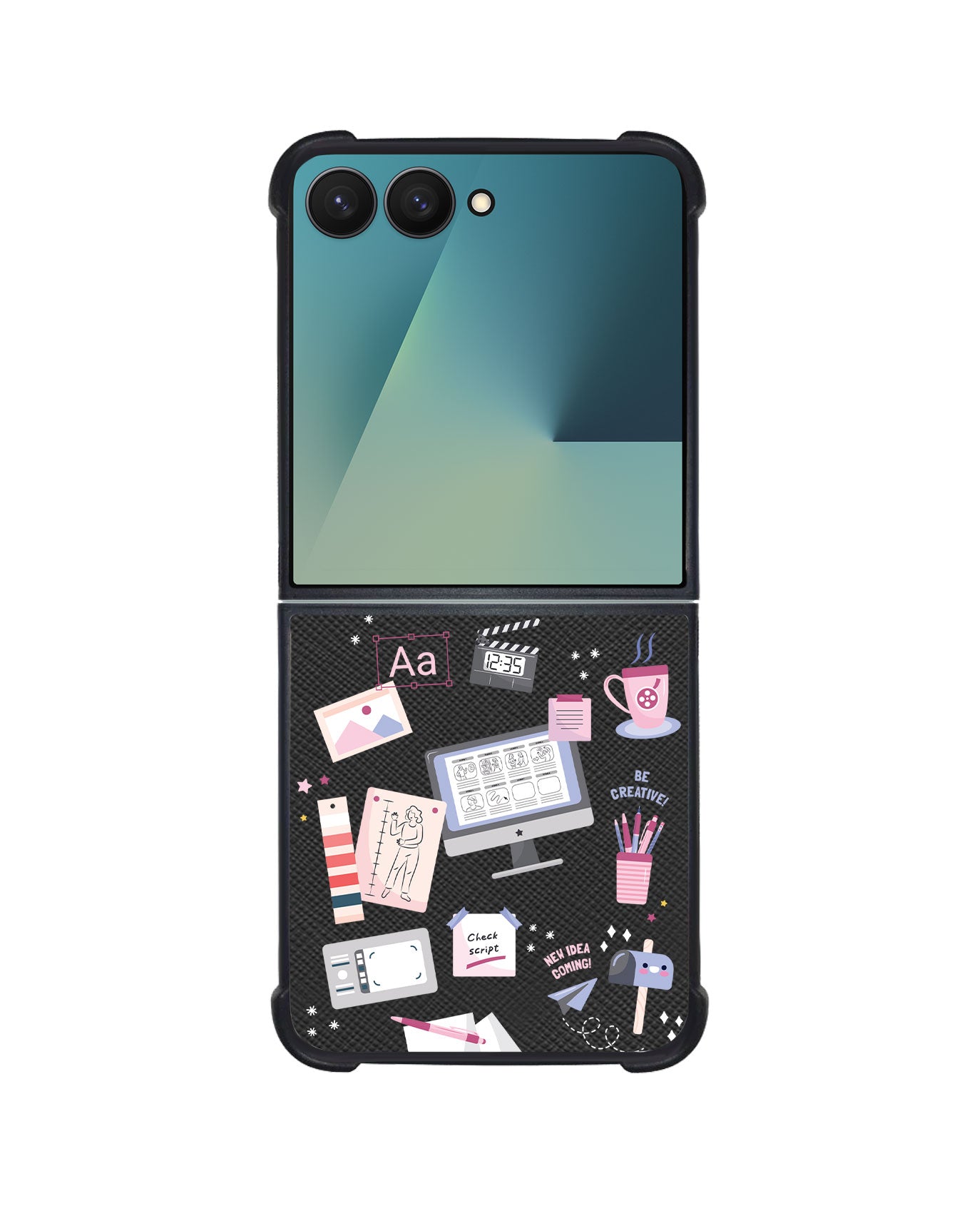 Android Flip / Fold Leather Grip - Designer