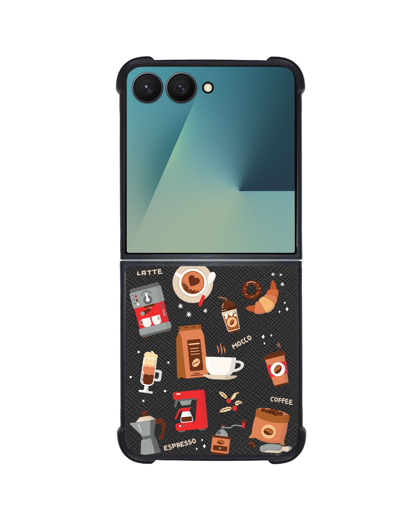 Android Flip / Fold Leather Grip - Barista