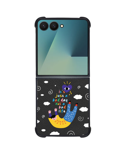 Android Flip / Fold Leather Grip - Bad Day