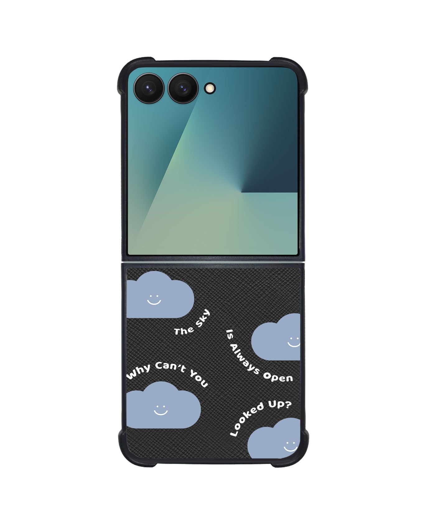 Android Flip / Fold Leather Grip - Dark Cloud