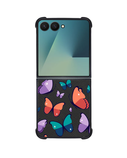 Android Flip / Fold Leather Grip - Butterfly