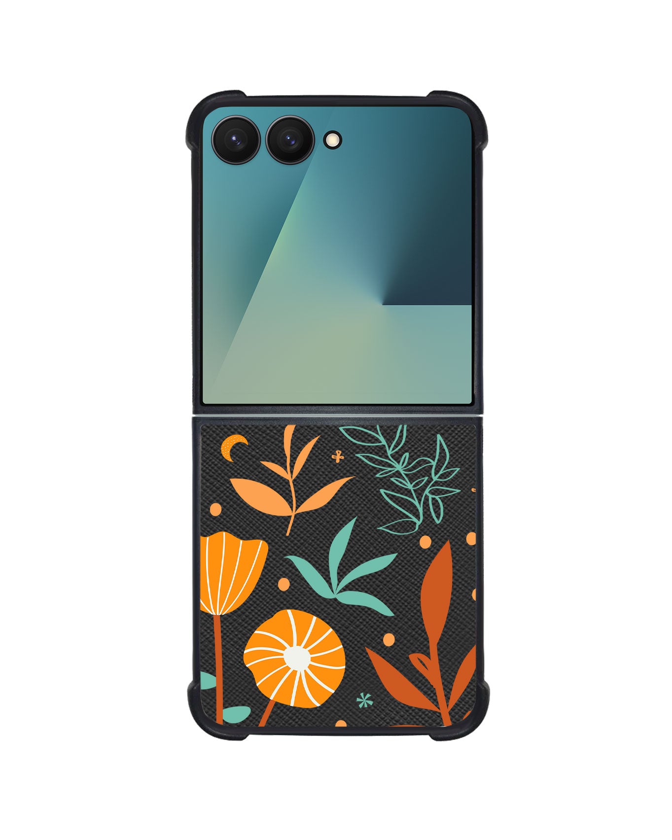 Android Flip / Fold Leather Grip - Autumn Botanical