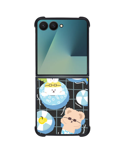 Android Flip / Fold Leather Grip - Pool Party 1.0