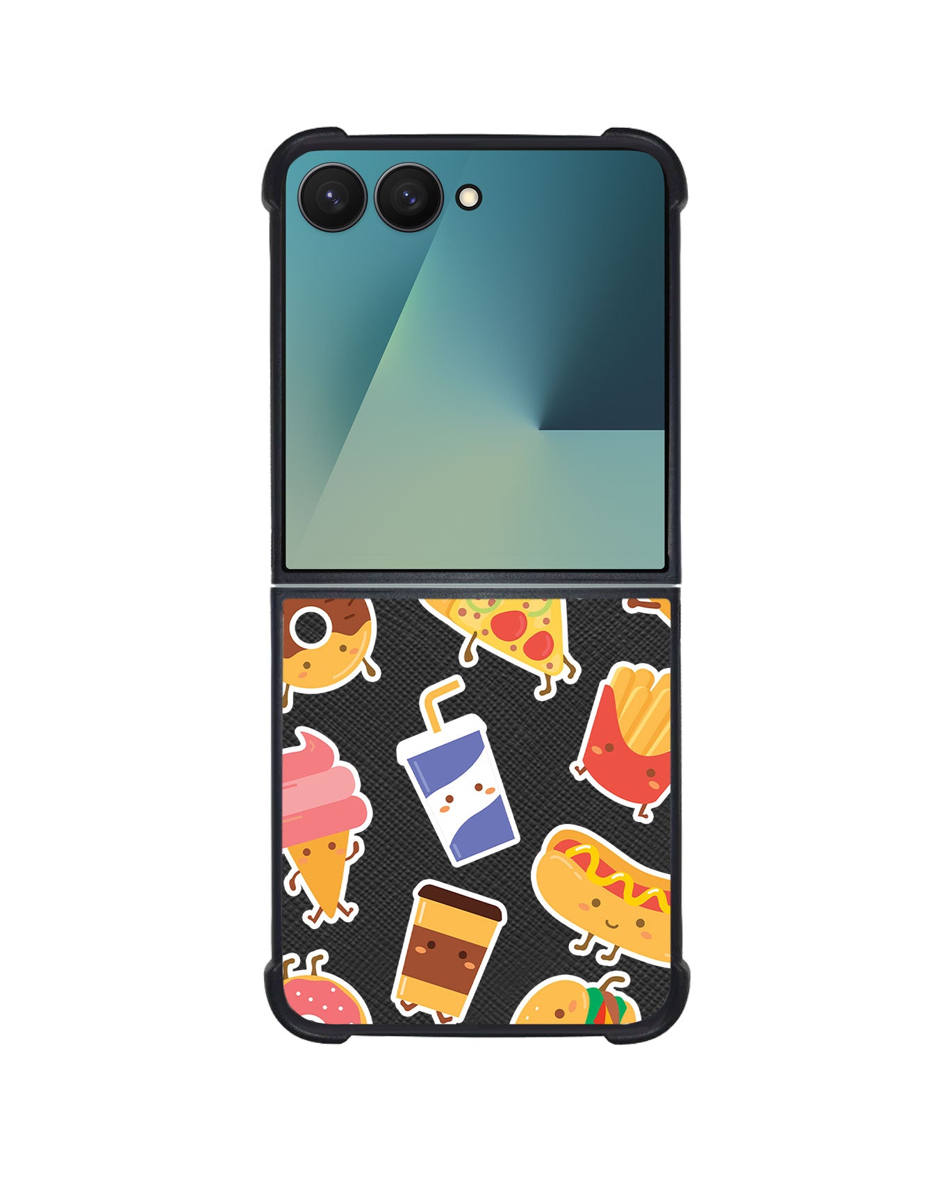 Android Flip / Fold Leather Grip - Fast Foodies