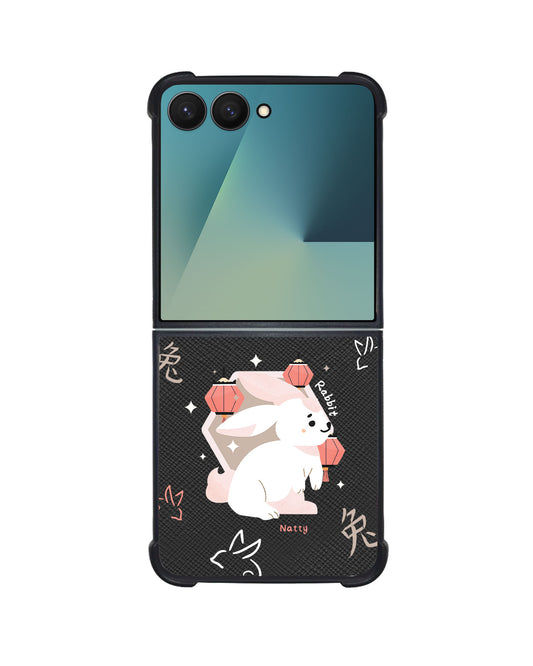 Android Flip / Fold Leather Grip - Rabbit (Chinese Zodiac / Shio)