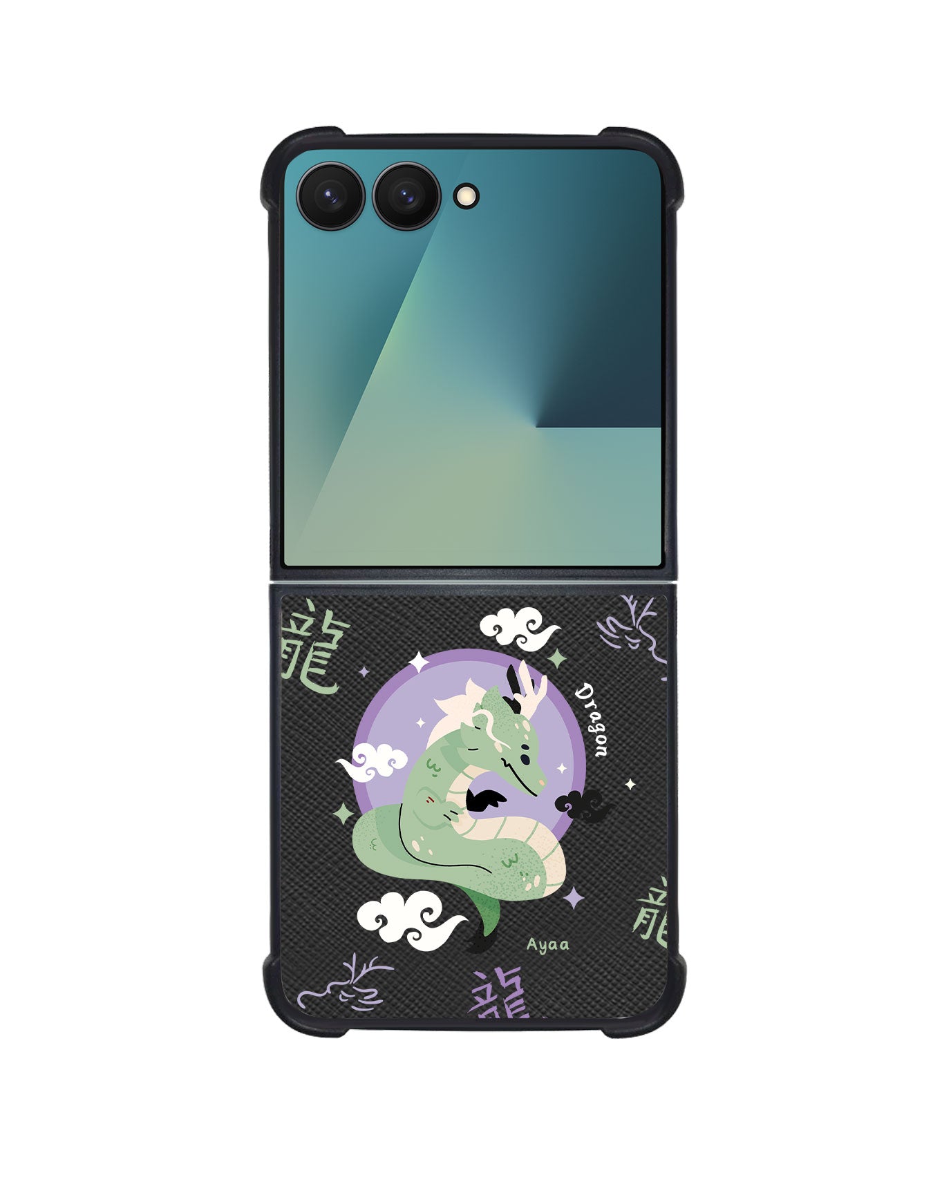 Android Flip / Fold Leather Grip - Dragon (Chinese Zodiac / Shio)