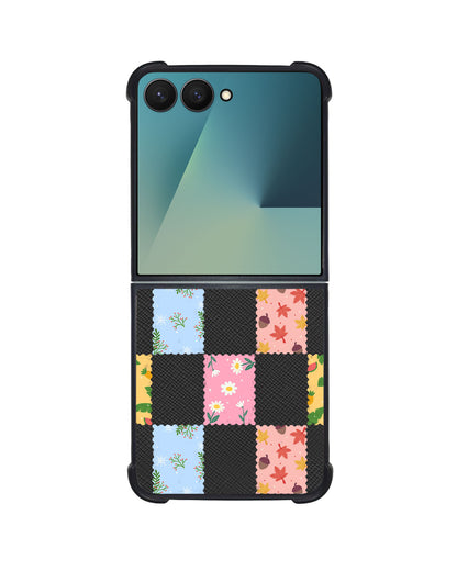 Android Flip / Fold Leather Grip - Four Seasons Stamps