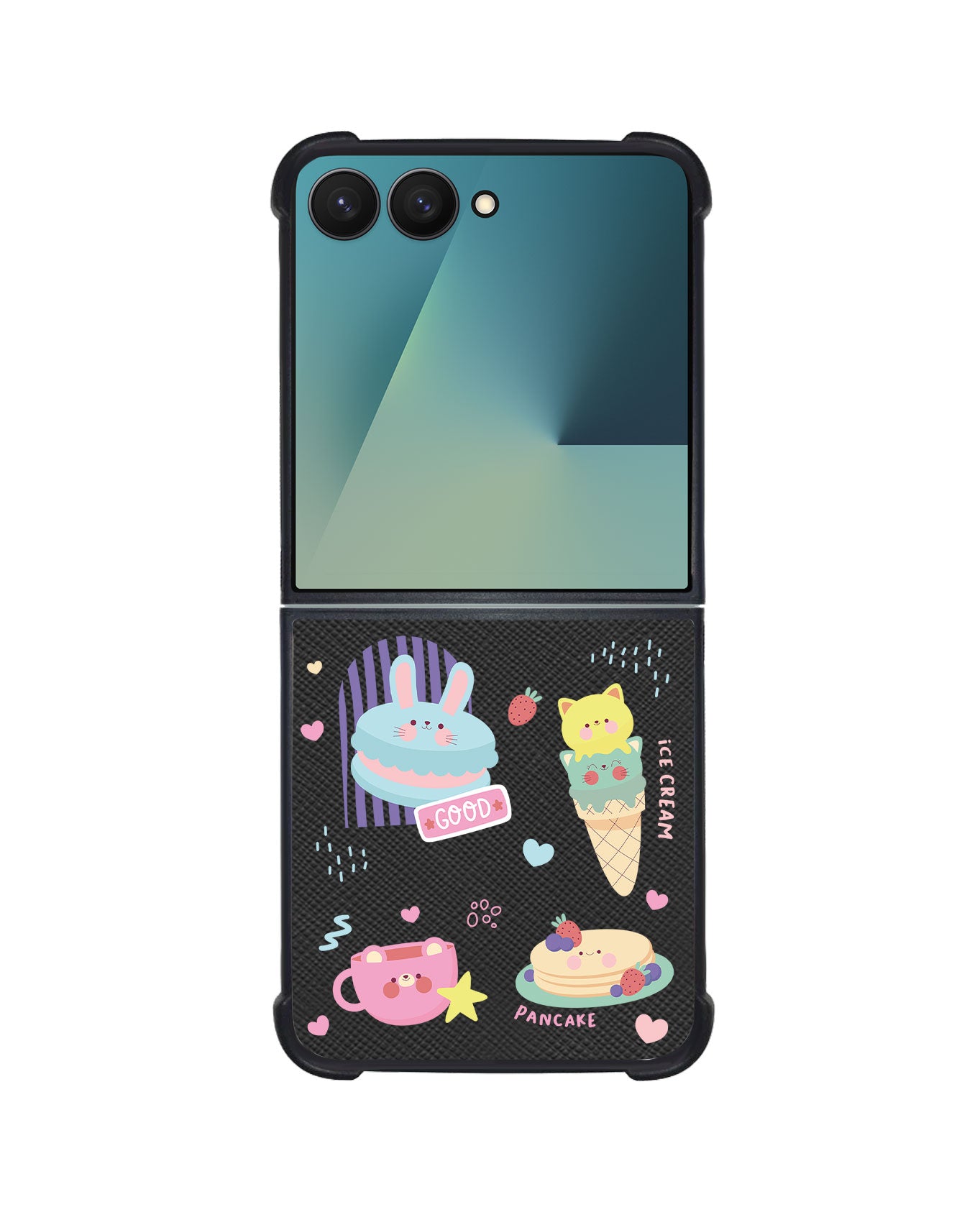 Android Flip / Fold Leather Grip - Sweet Cafe