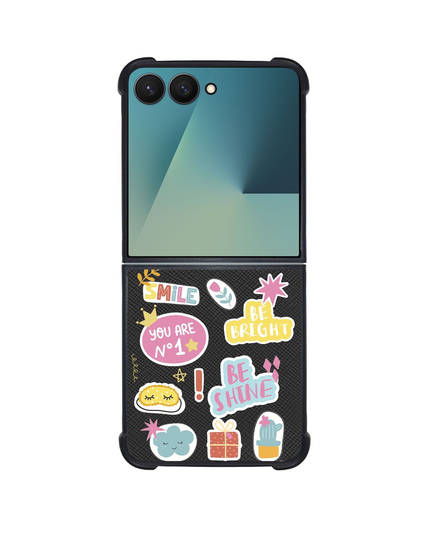Android Flip / Fold Leather Grip - Self Love Sticker Pack 3.0