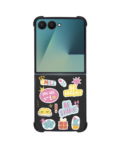 Android Flip / Fold Leather Grip - Self Love Sticker Pack 3.0