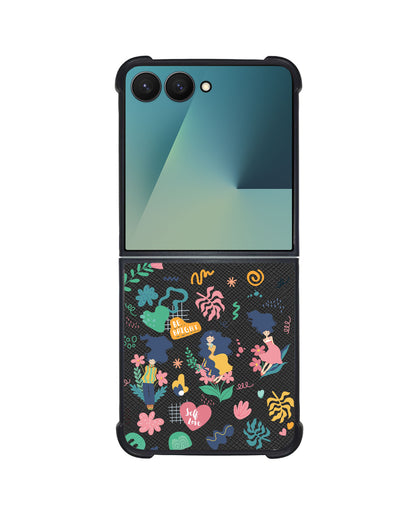 Android Flip / Fold Leather Grip - Self Love Sticker Pack 2.0