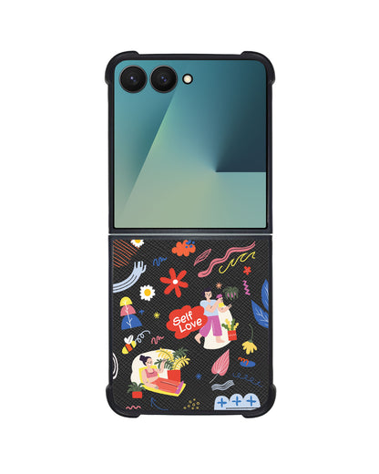 Android Flip / Fold Leather Grip - Self Love Sticker Pack 1.0