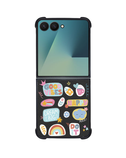 Android Flip / Fold Leather Grip - Good Day 2.0