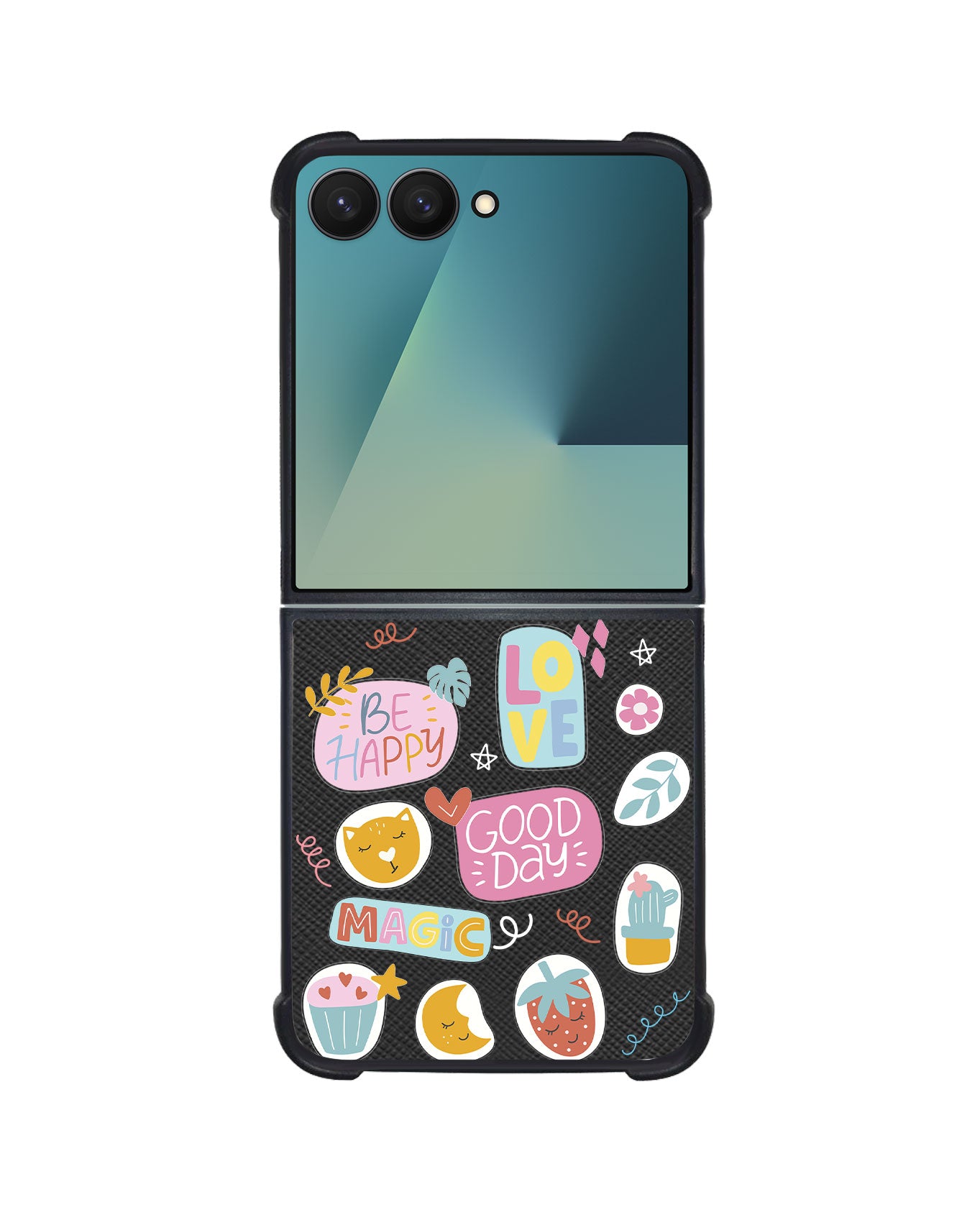 Android Flip / Fold Leather Grip - Good Day 1.0