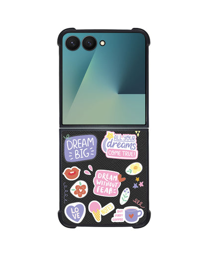 Android Flip / Fold Leather Grip - Dream Sticker Pack