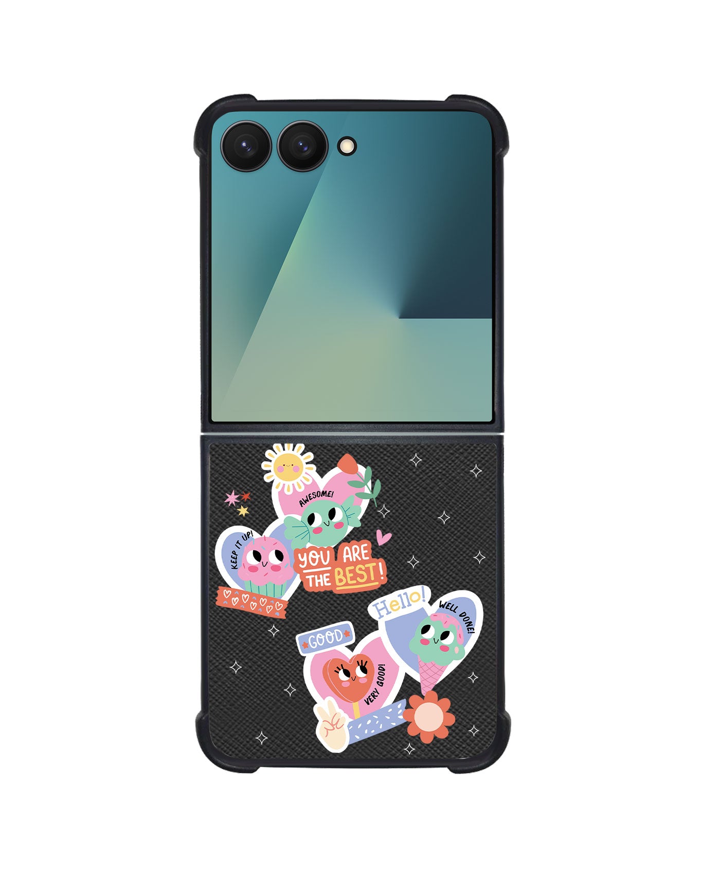 Android Flip / Fold Leather Grip - Dessert Party