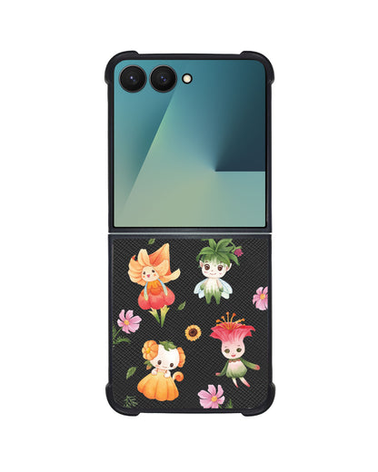 Android Flip / Fold Leather Grip - Magical Garden