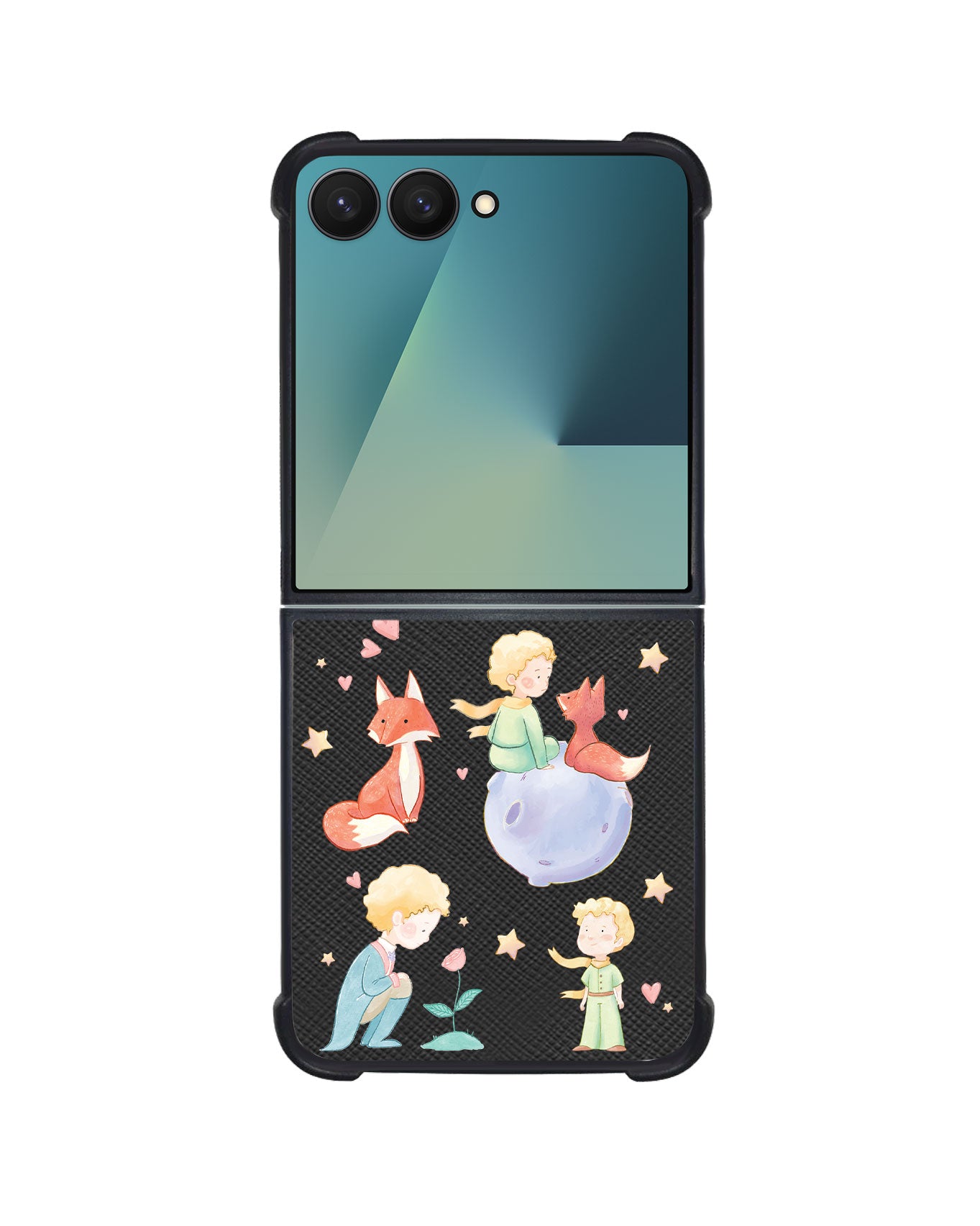 Android Flip / Fold Leather Grip - Little Prince & Fox