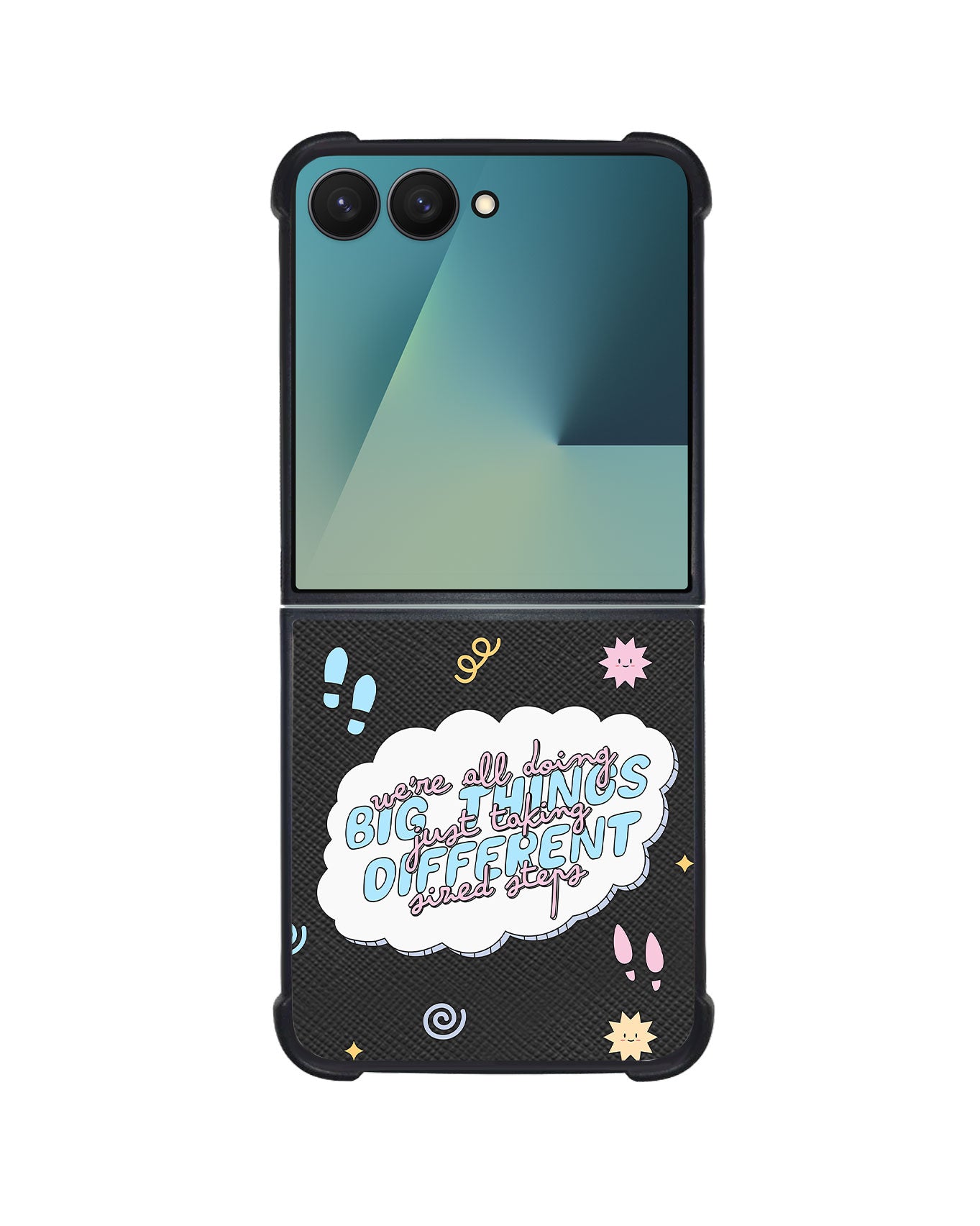 Android Flip / Fold Leather Grip - Different Steps