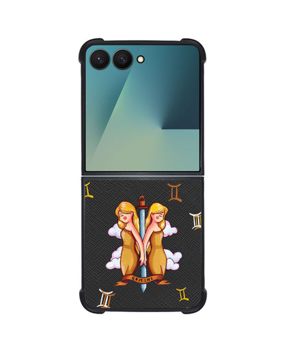 Android Flip / Fold Leather Grip - Gemini