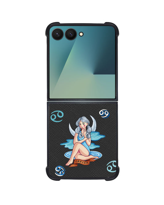 Android Flip / Fold Leather Grip - Cancer