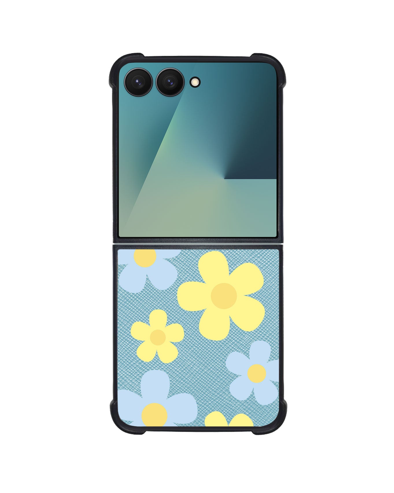 Android Flip / Fold Leather Grip - Daisy Skies