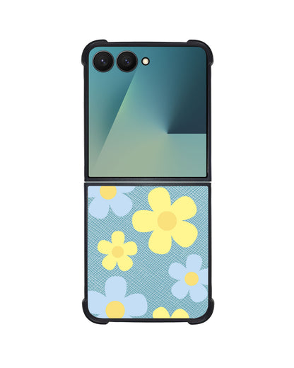Android Flip / Fold Leather Grip - Daisy Skies
