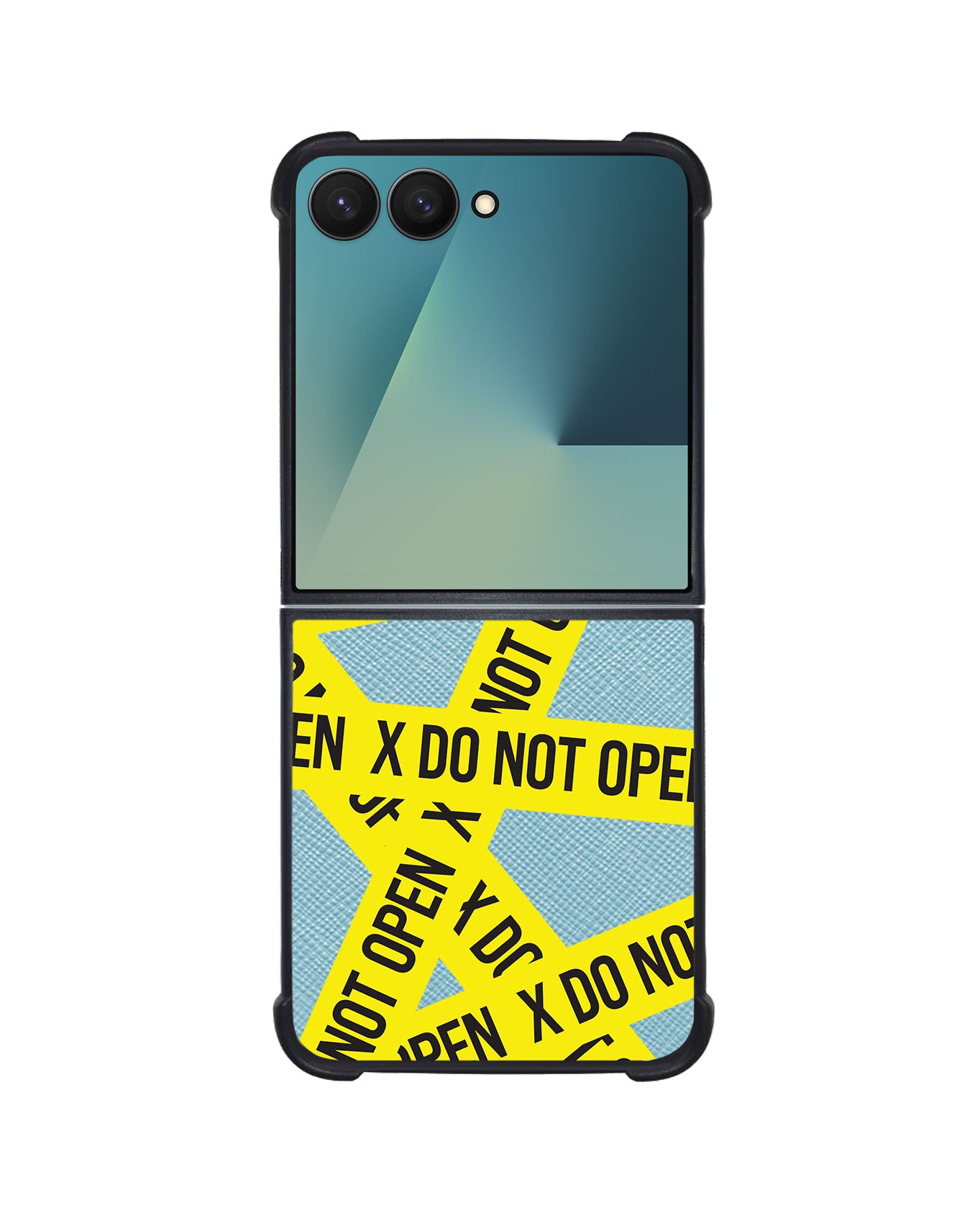 Android Flip / Fold Leather Grip - Do Not Open 2.0