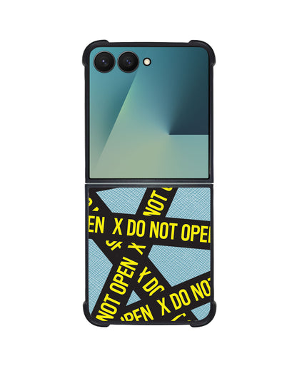 Android Flip / Fold Leather Grip - Do Not Open 1.0