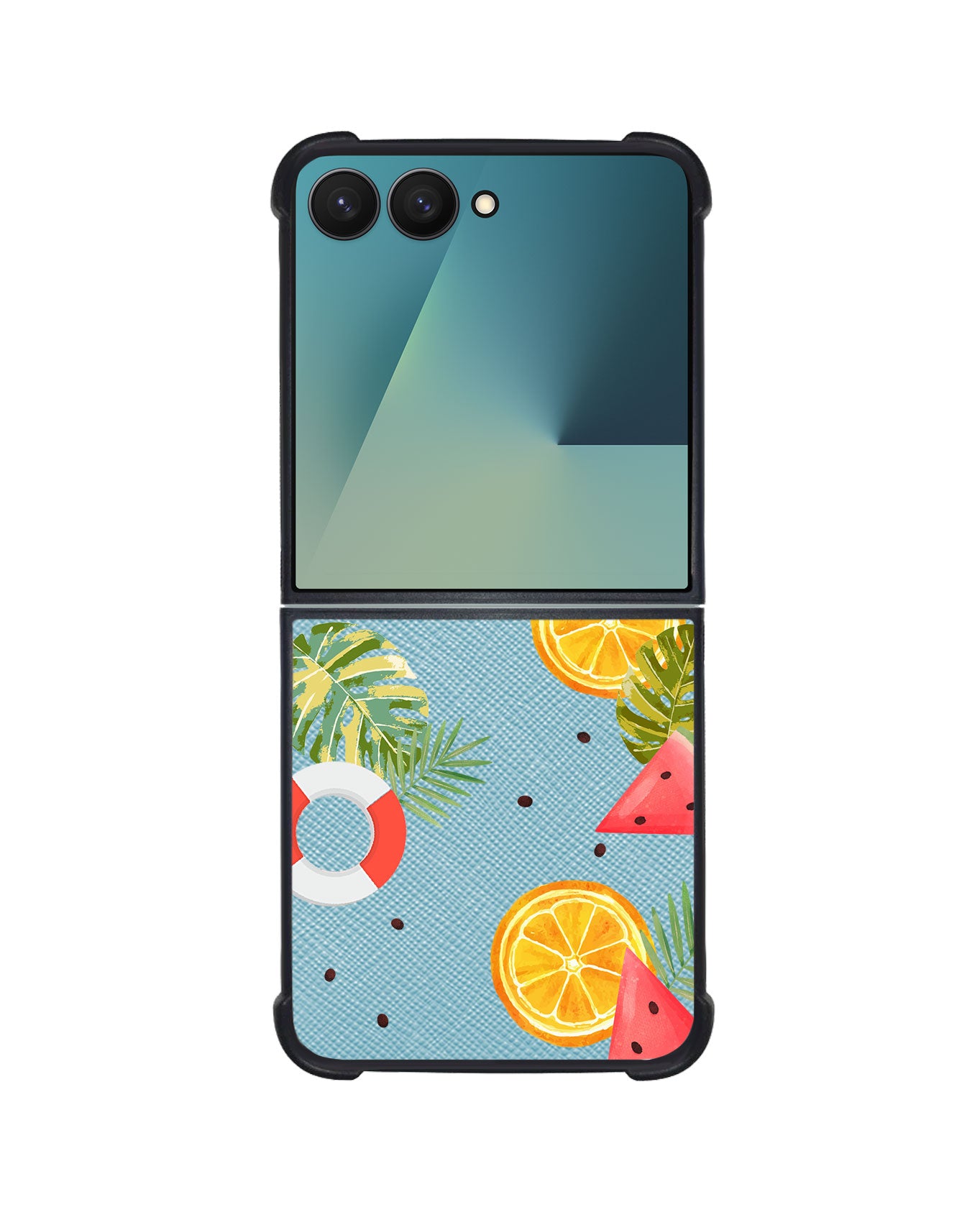 Android Flip / Fold Leather Grip - Caribbean Vibes