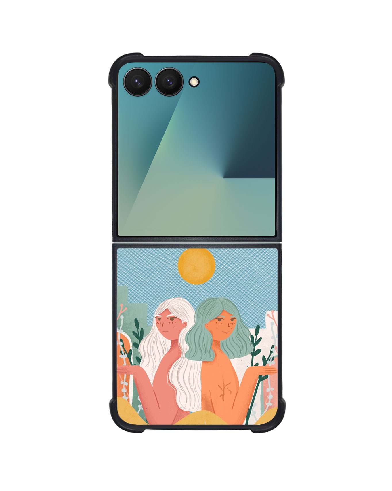 Android Flip / Fold Leather Grip - We're Beautiful