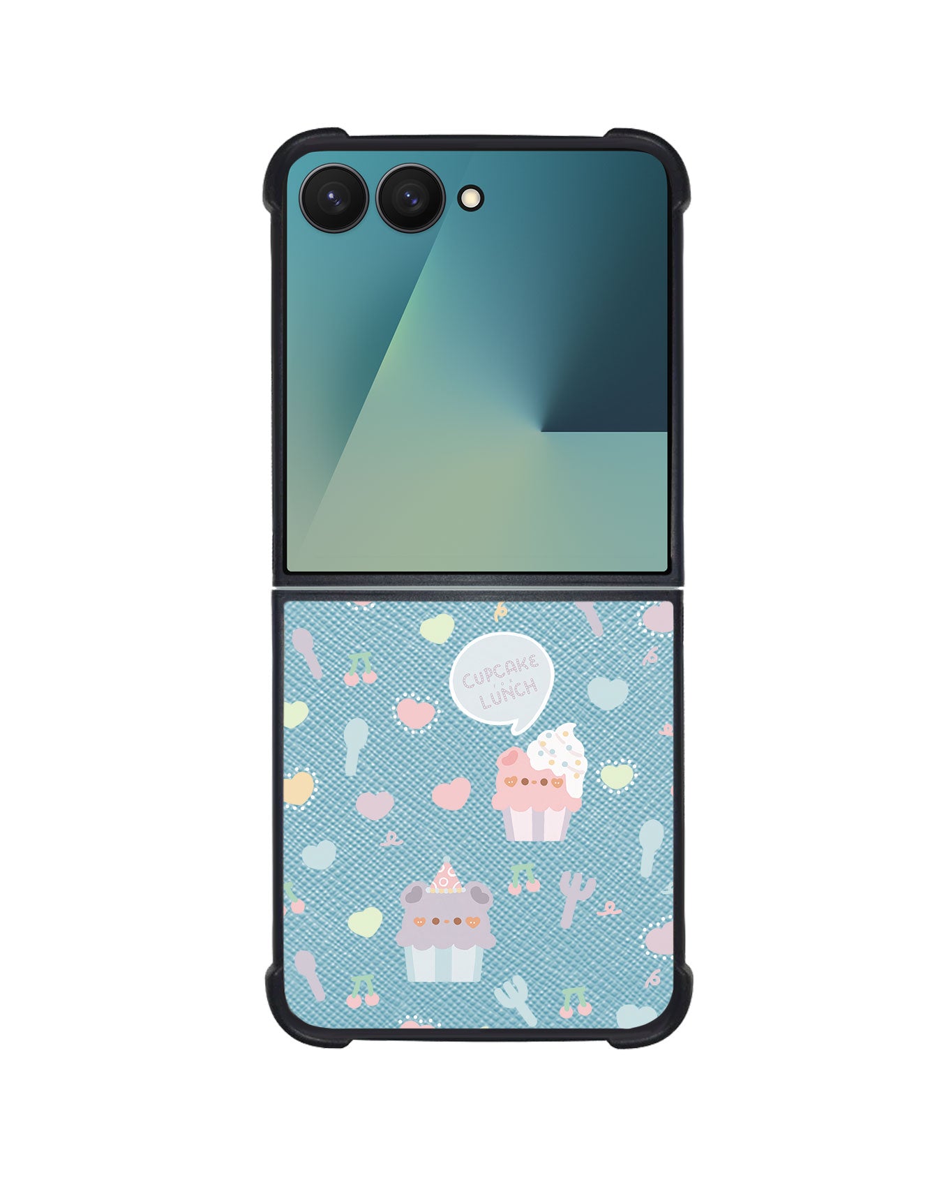 Android Flip / Fold Leather Grip - Cupcake