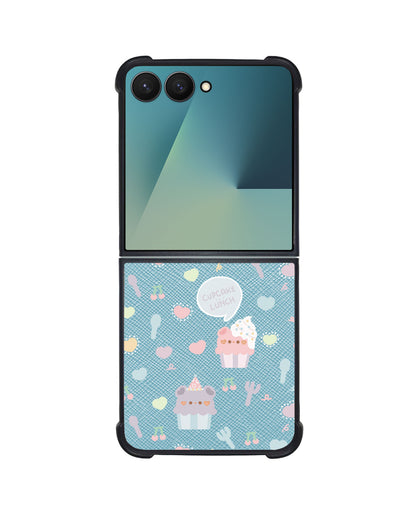 Android Flip / Fold Leather Grip - Cupcake