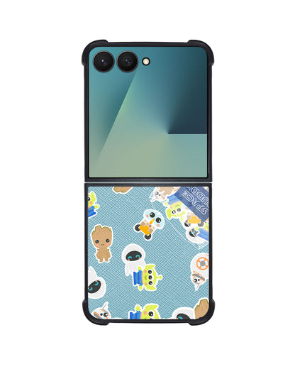 Android Flip / Fold Leather Grip - Buddy Space