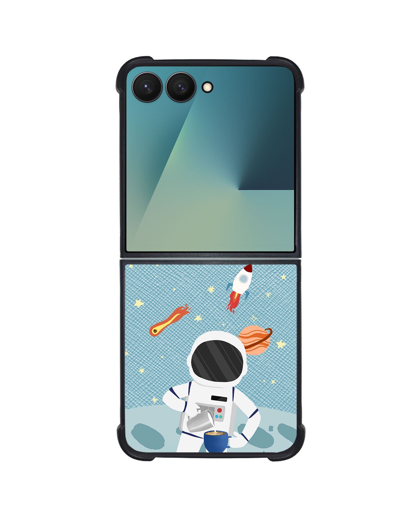 Android Flip / Fold Leather Grip - Baristronaut