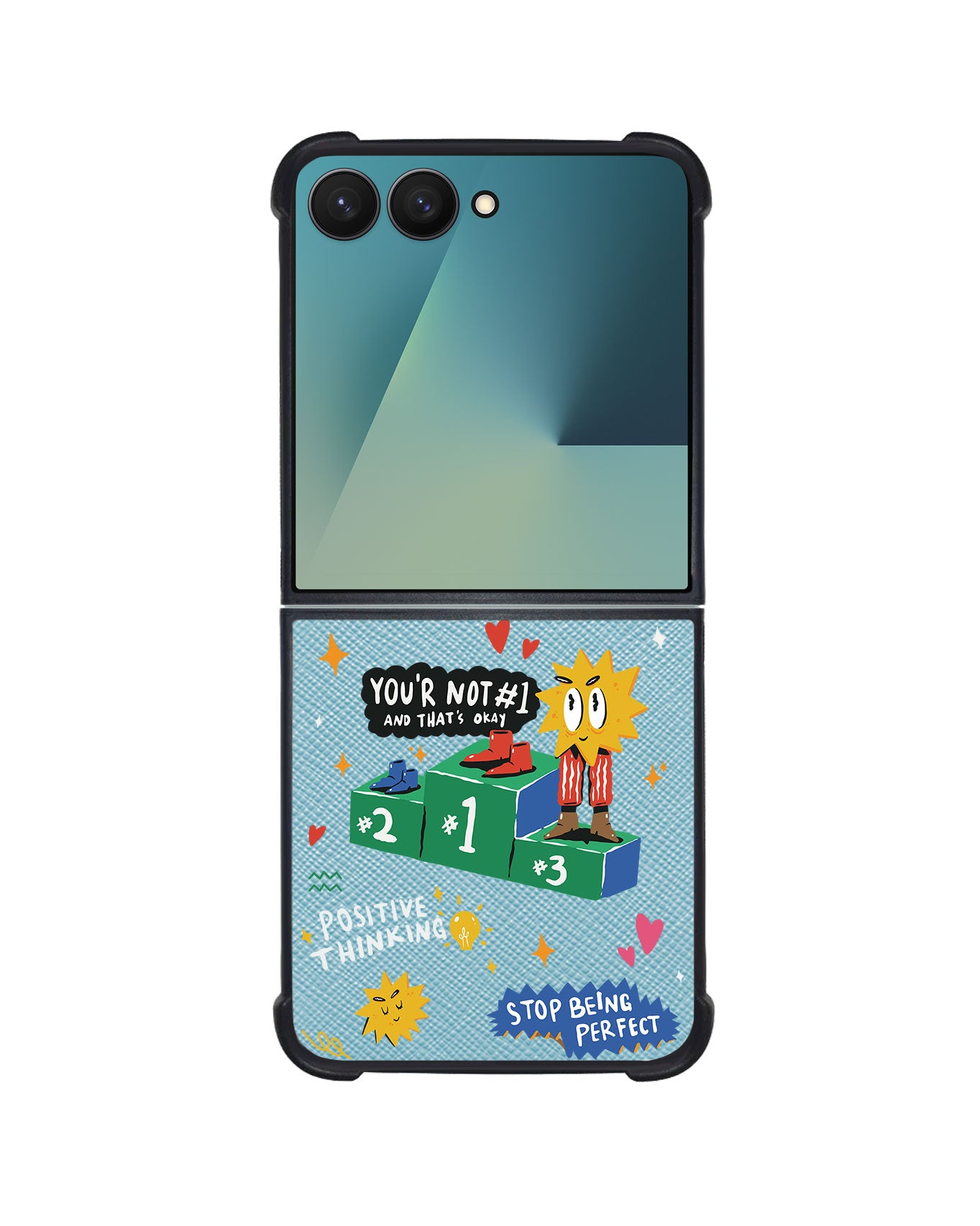 Android Flip / Fold Leather Grip - Selfless Love 4.0