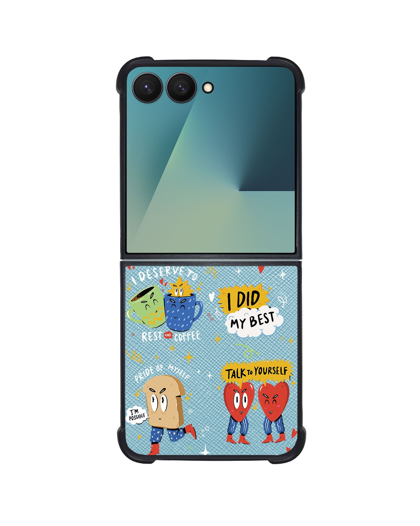 Android Flip / Fold Leather Grip - Selfless Love 3.0