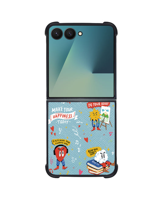 Android Flip / Fold Leather Grip - Selfless Love 1.0